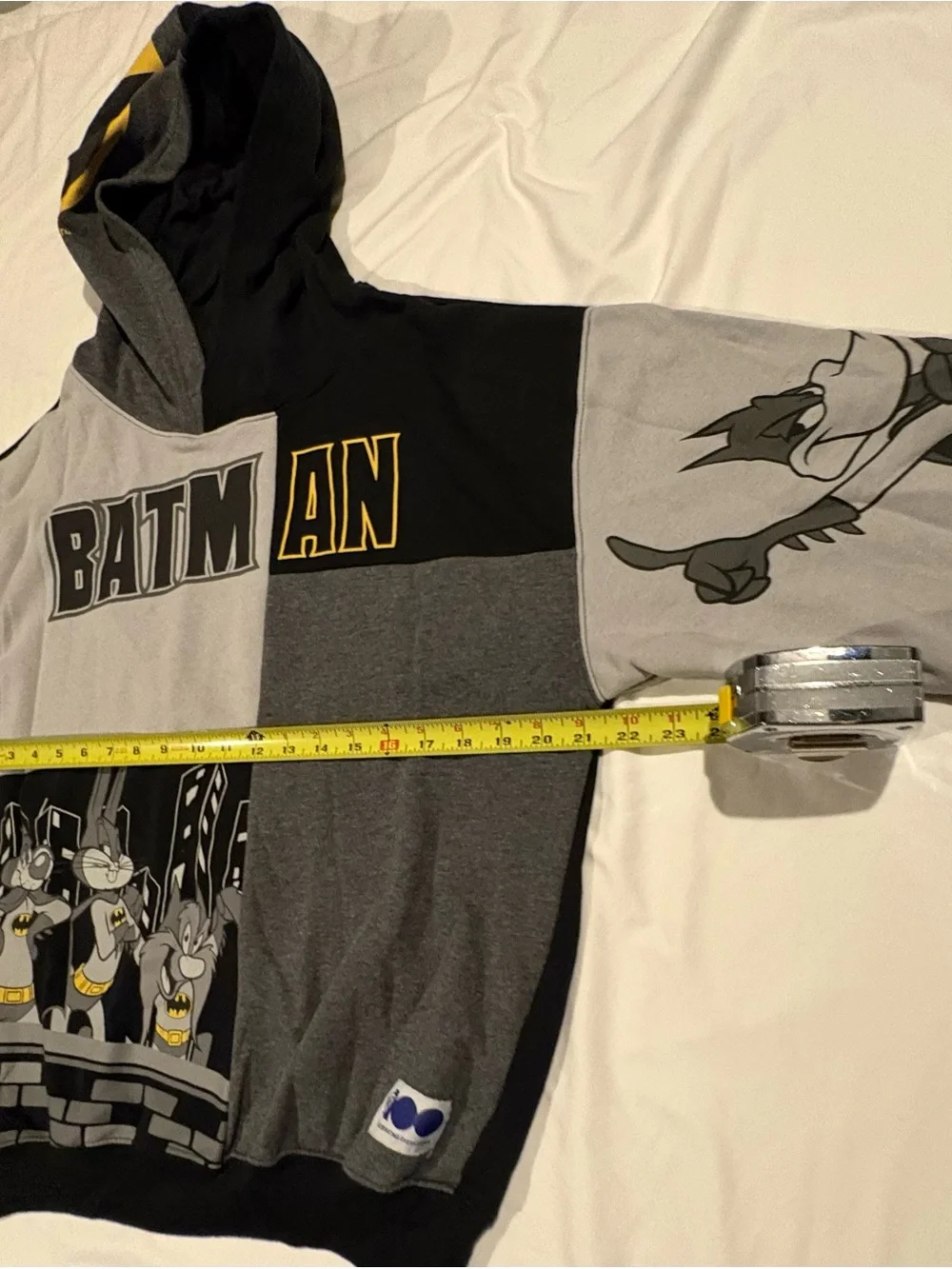 Looney Tunes x Batman Men's Graphic Hoodie Pullover  Size M(38-40)